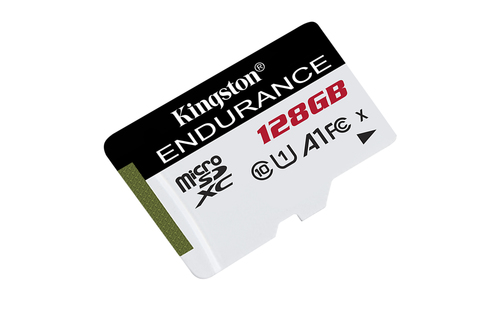 Карта памяти 128 Гб Micro SDXC Kingston High Endurance Class 10 UHS-I U1 A1 [SDCE/128GB] без адаптера