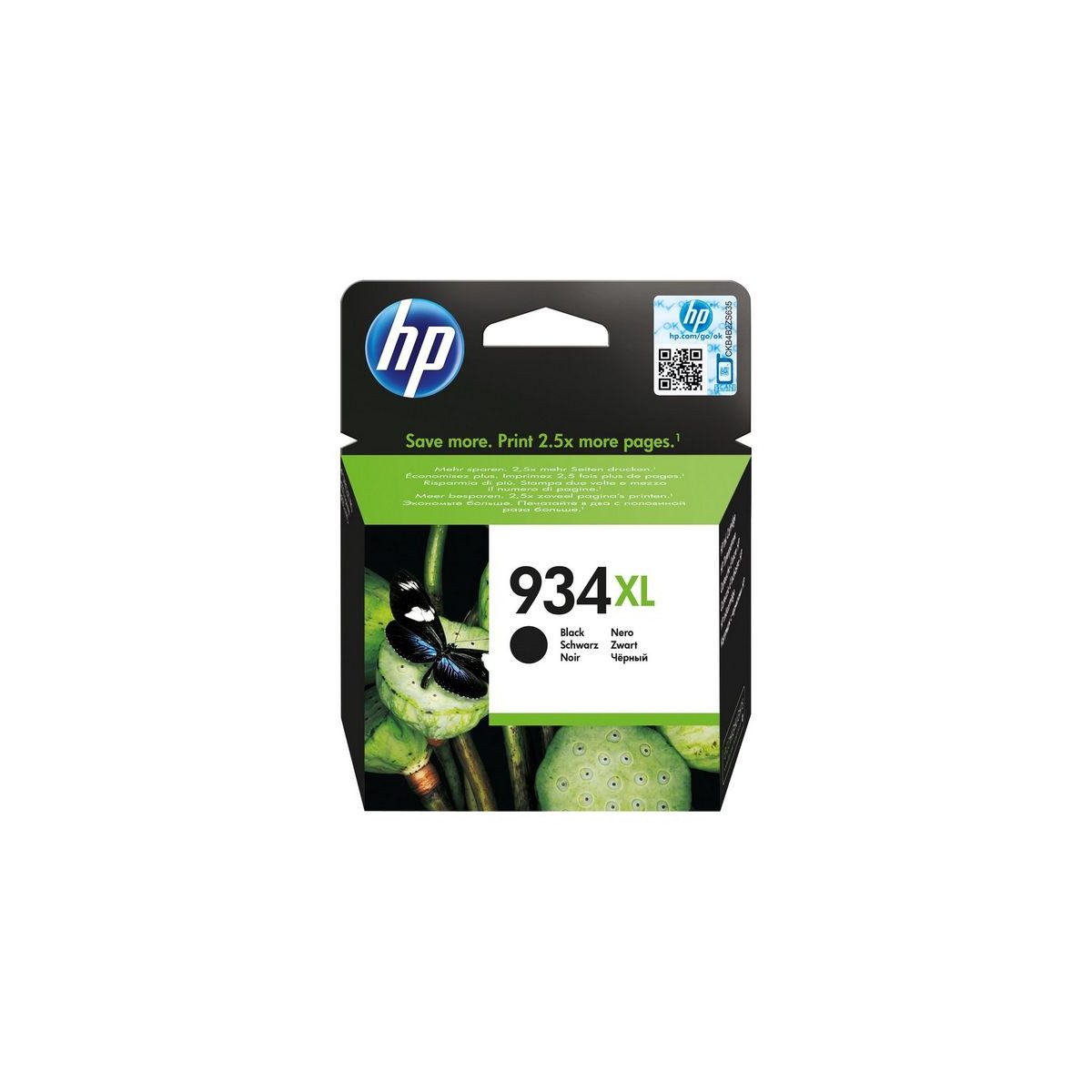 C2P23AE - HP 934XL, Оригинальный струйный картридж HP увеличенной емкости, Черный (C2P23AE)