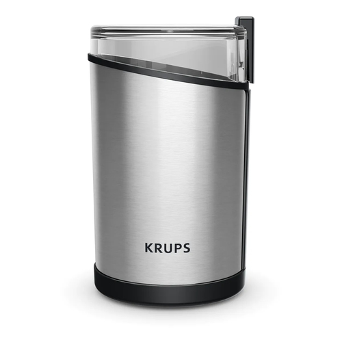 Кофемолка Krups GX204D10 200Вт сист.помол.:ротац.нож вместим.:85гр серебристый/черный