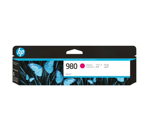 Картридж HP 980 Magenta для Officejet Enterprise Color SFP X555 MFP X585 (6600 стр) ( D8J08A )