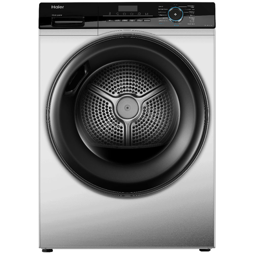 Сушильная машина Haier HD90-A2929AS серебристый, 9 кг, сушка - конденсационная, программ - 15, 59.5 x 84.5 x 60 см