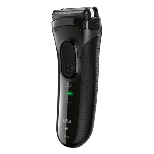 3020S B3CM+ ЧЕХОЛ Бритва сетчатая Braun Series 3 3020s B3CM  реж.эл.:3 питан.:элек.сеть/аккум. черный