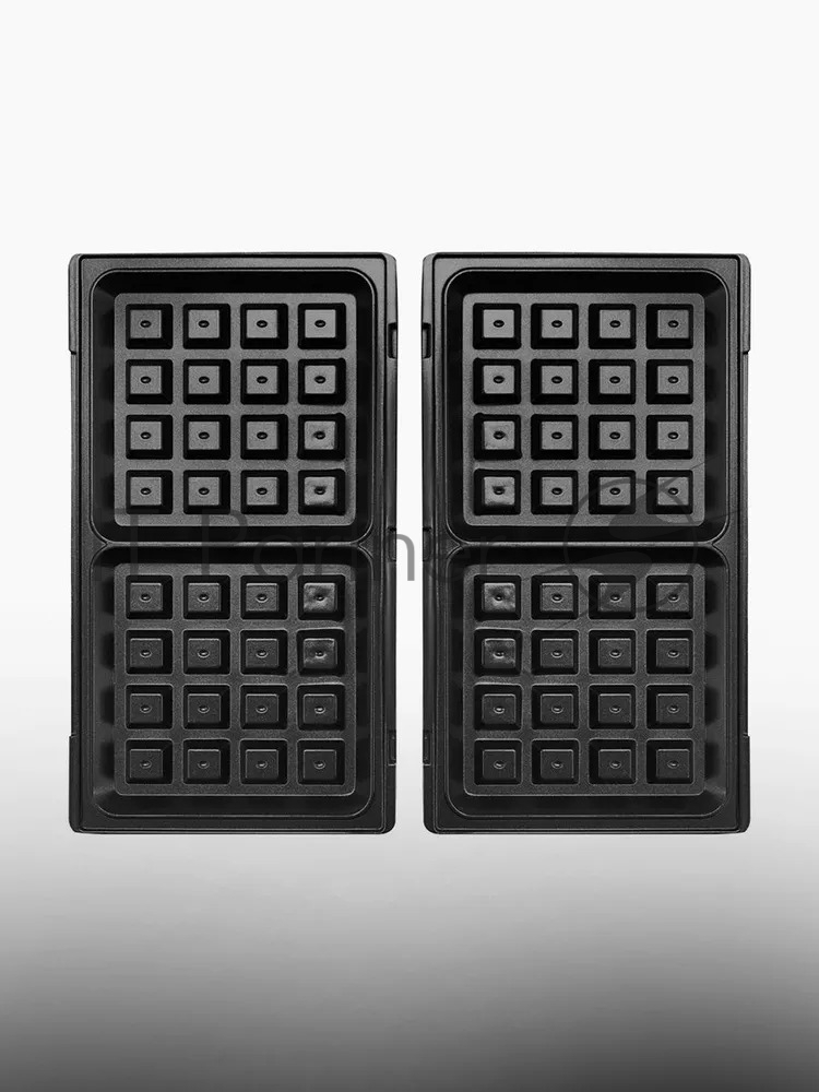 Вафельница Vitek VT-2628 800Вт черный/серебристый