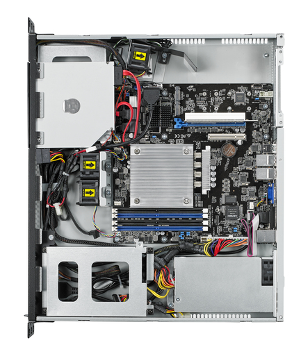 ASUS 1U RS100-E10-PI2 <90SF00G1-M01310> (LGA1151, C242, PCI-E, SVGA, DVD-RW,  4xGbLAN, 4DDR4, 250W)
