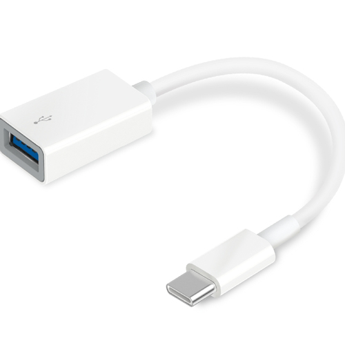 Переходник TP-Link - UC400, USB Type C (M) -> USB Type A (F), USB 3.0, 0.1 м, цвет белый, UC400