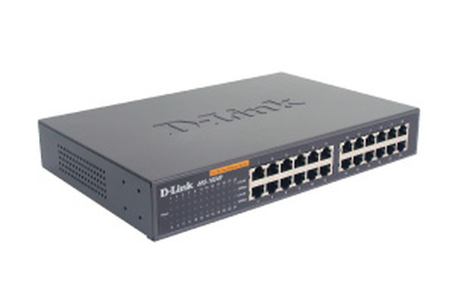 DES-1024D/H2A - Коммутатор, D-Link, DES-1024D/H2A, Неуправляемый, 24 порта 10/100M RJ45, Корпус металл, 1U