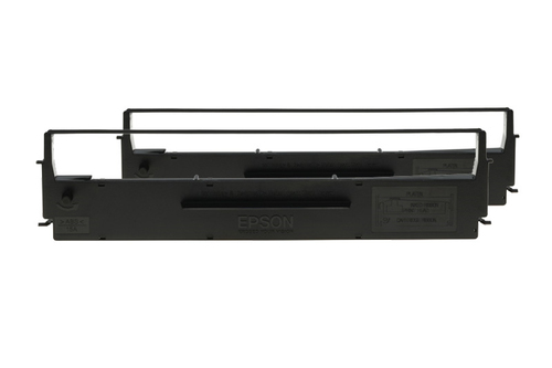 SIDM Black Ribbon Cartridge for LX-350/300+/300+II, Dualpack (Original)