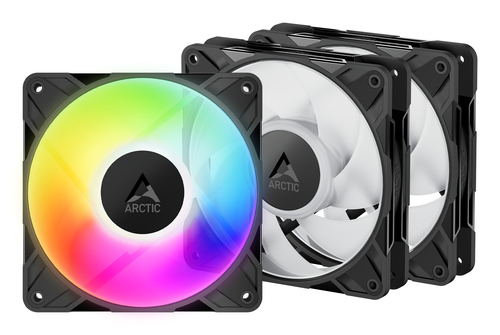 Корпусный вентилятор Arctic - P12 Pro A-RGB, 120 мм, 4-pin, 3000rpm, цвет чёрный, ACFAN00310A