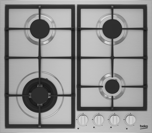 Встраиваемая газовая варочная поверхность Beko HIYG 64225 SXO нержавеющая сталь