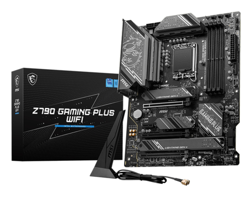 Материнская плата/ MB MSI INTEL Z790 s1700, 4xDDR5(256GB), HDMI 2.1/DP, 1xPCIe 5.0x16, 1xPCIe 4.0x16, 1xPCIe 3.0x16, 1xPCIe 3.0, 1xLAN (2.5GbE), Wi-Fi, BT, 6xSATA 6Gb/s, 4xM.2, 1xUSB-C, 3xUSB 3.2, 4xUSB 2.0, ATX