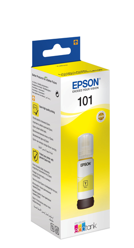 EPSON C13T03V44A Контейнер  101 с желтыми чернилами для  L4150/L4160/L6160/L6170/L6190, L6290 70 мл.