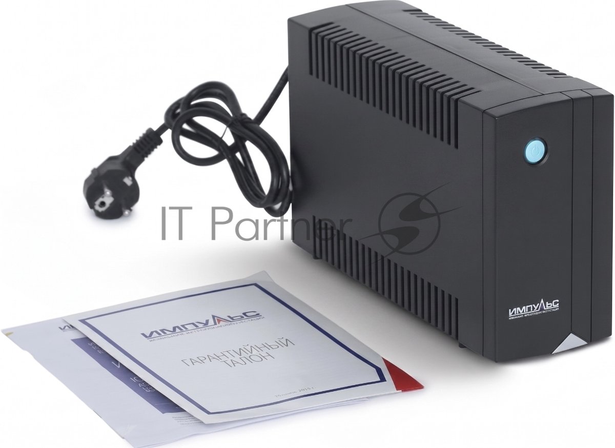 Источник бесперебойного питания Импульс СЛИМ 1200 / 1200 ВА  / 840 Вт / 4 x IEC 320 C13