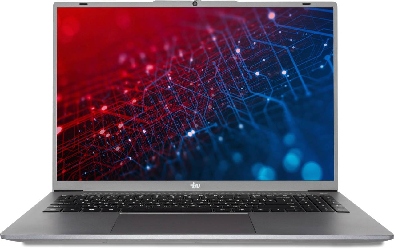 Ноутбук iRU Tactio 16ALB - 16", 1920x1080 (Full HD), Intel Core i5 1235U 16 ГБ, SSD 512 ГБ, Intel UHD Graphics, Bluetooth, Wi-Fi, 4 830mAh, серый, Windows 11 Pro 64, 2110204