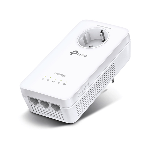 TP-Link TL-WPA8631P KIT AV1300 Комплект двухдиапазонных гигабитных Powerline-адаптеров с Wi-Fi и встроенной розеткой