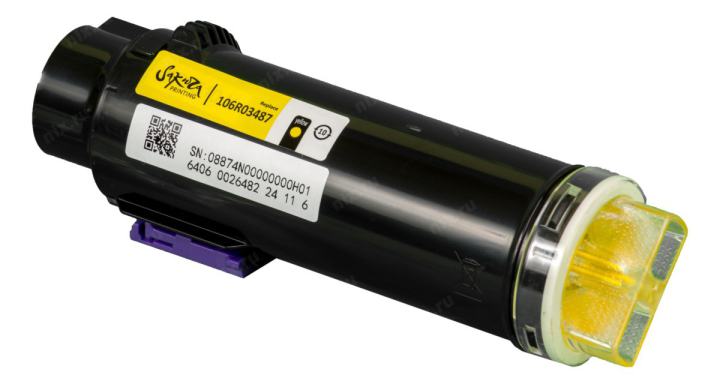 SA106R03487 Картридж SAKURA 106R03487 для Xerox Phaser, WC, желтый,  2400  к.