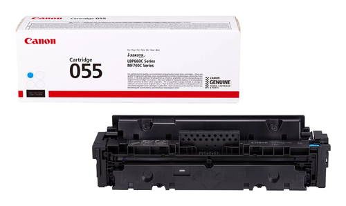 Картридж лазерный Canon 055C 3015C002 голубой бар.в компл. (2100стр.) для Canon LBP663Cdw/LBP664Cx/MF746Cx/MF742Cdw/MF744Cdw