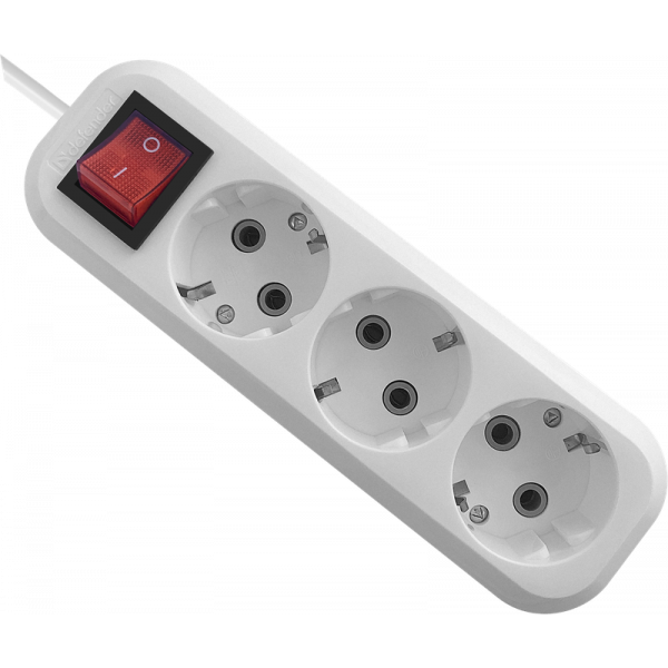 Сетевой удлинитель Buro BU-PS3.5/W 5м (3 розетки) белый