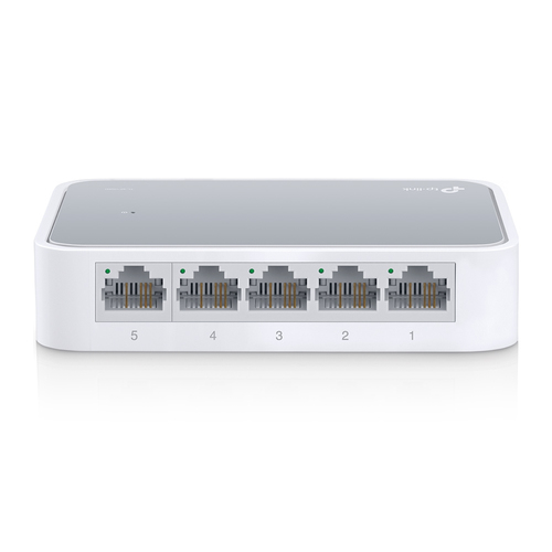 Коммутатор TP-LINK TL-SF1005D 5-портовый 10/100 Мбит/с мини настольный коммутатор, 5 портов RJ45 10/100 Мбит/с, пластиковый корпус, руководство пользователя и коробка на русском языке (020064) {90}