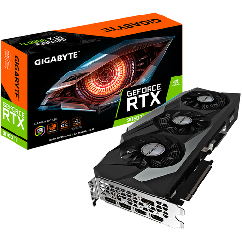 Видеокарта Gigabyte PCI-E 4.0 GV-N308TGAMING OC-12GD NVIDIA GeForce RTX 3080TI 12Gb 384bit GDDR6X 1710/19000 HDMIx2 DPx3 HDCP Ret