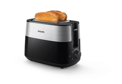 Philips Тостер Philips HD2516/90 (830 Вт/ тостов - 2/ подогрев, размораживание, решетка для подогрева булочек, поддон для крошек/ черный)