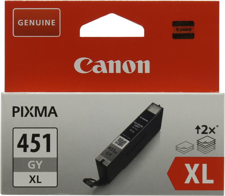 Картридж струйный Canon CLI-451 GY 6527B001 серый оригинальный