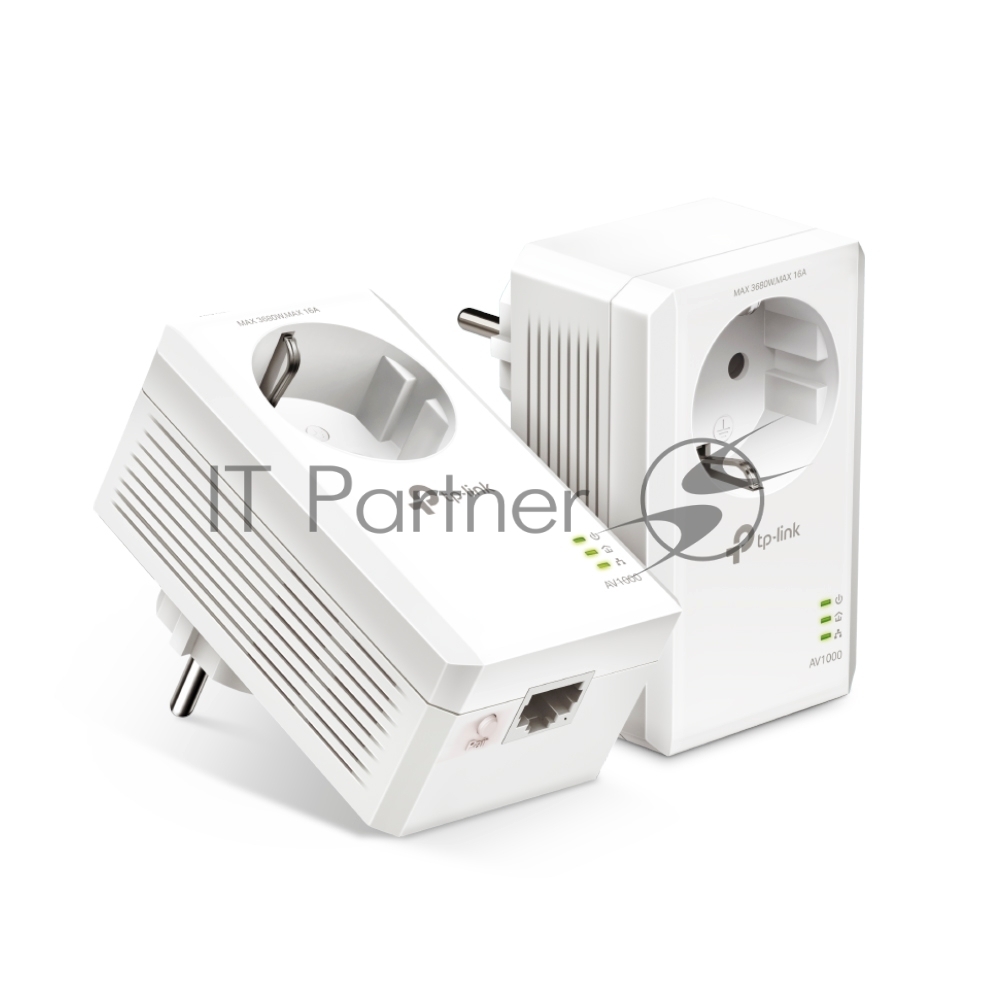 Сетевой адаптер TP-Link AV1000 Gigabit Passthrough Powerline Starter KitSPEED: 1000 Mbps PowerlineSPEC: Broadcom CPU, HomePlug AV2, 1+1 Gigabit PortFEATURE: Plug and Play, tpPLC Utility, Pair for More Security, Extra Power SocketKIT: 2× TL-PA7017P"