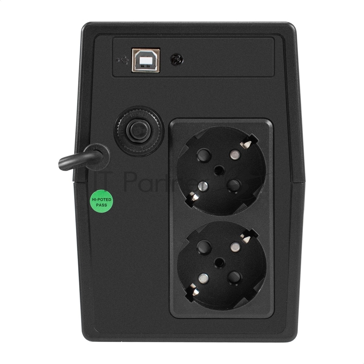 Источник бесперебойного питания ExeGate Smart LB-650.LCD.AVR.2SH.USB / 650 ВА / 390 Вт / 2 x CEE 7 (евророзетка)