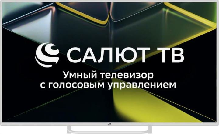 Телевизор LCD 50" 4K UHD WHITE  SALUT  SMART  50U691T LEFF