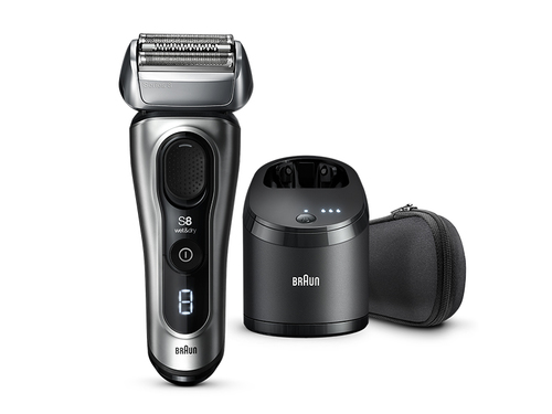 Электробритва сетчатая Braun Series 8 8467 CC реж.эл.:4 питан.:аккум. черный