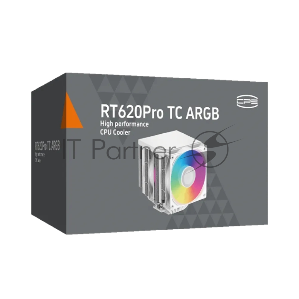 Кулер для процессора PCCooler RT620Pro TC ARGB WH TDP 265W 4pin 1851/1700/1200/115x/AM5/AM4 Белый