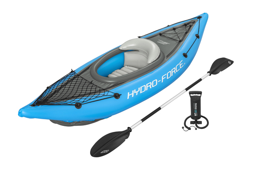 Надувная лодка BestWay 65115 Cove Champion, 275 x 81 см, вёсла, насос