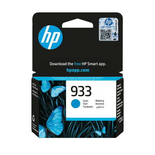 CN058AE - Картридж HP 933 Cyan Original Ink Cartridge для HP OfficeJet 6100, 6600 series, HP OfficeJet Pro 6700, 7000, 7000, 7000 Series