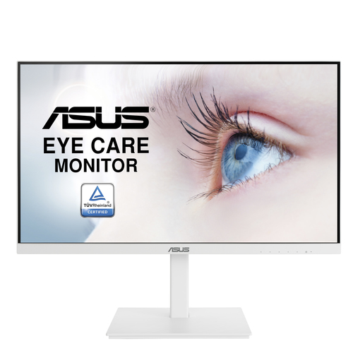 Монитор Asus - VA27DQSB-W, 27", 16:9, IPS, 5 мс, 250cd/m², 1000:1, 1920x1080 (Full HD), 75 Гц, VGA, 1x HDMI, 1x DP, USB-hub, HAS, HAS, Pivot, speakers, цвет белый, VA27DQSB-W