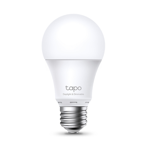 Умная лампа TP-Link Tapo L520E E27, 806лм, свет - нейтральный белый, 8Вт, грушевидная, IEEE 802.11 b/g/n, белый, TAPO L520E