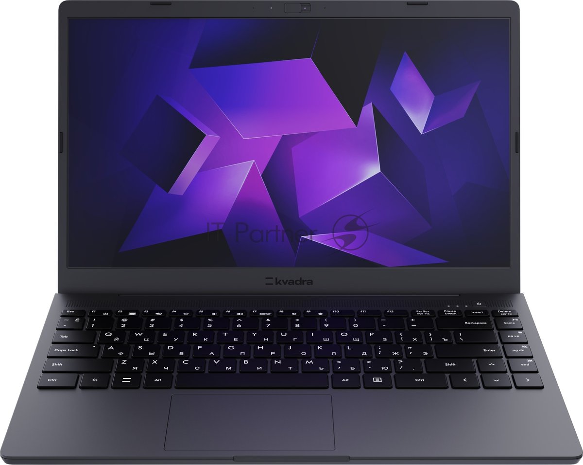 Ноутбук KVADRA NAU LE14U.12.122.001 (ЯДРВ.466229.004-08)  Core i5-1335U 1.3GHz,14,1" FHD (1920x1080) IPS,16Gb DDR4-3200(1), 512Gb SSD,55Wh,1.6kg,1YW,FHD Webcam,WiFi/BT, noOS, Графит, МПТ