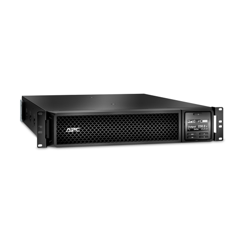 ИБП APC by SE - Smart-UPS SRT 1500 ВА/1500 Вт, On-Line, in (220V / 230V / 240V 1xIEC-320 C14), 6xIEC-320 C13, Hot Swap User Replaceable Batteries, LCD, Rack/Tower, 2U, RM, цвет чёрный, SRT1500RMXLI