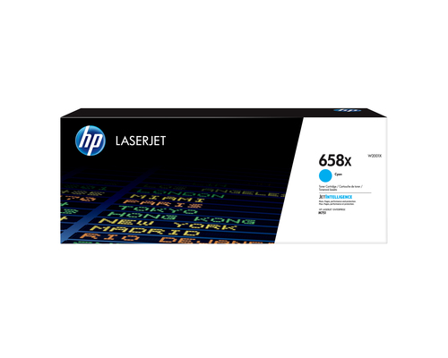 HP W2001X Картридж 658A увеличенной емкости голубой (28000 стр.) {HP CLJ Ent M751}