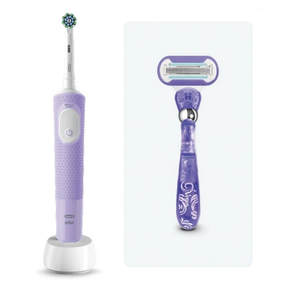 Зубная щетка Oral-B 80870245, электрическая, Vitality Pro, лиловая