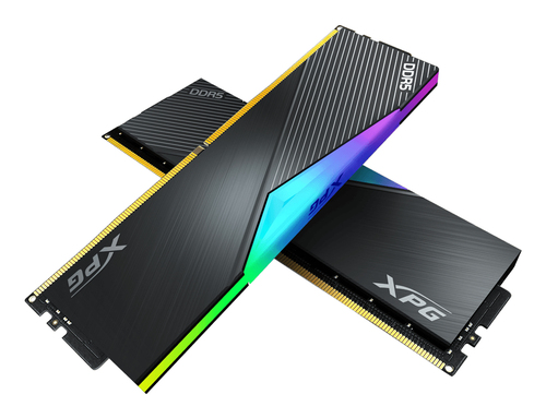 Оперативная память XPG Lancer, DDR5, 32Gb (2x16Gb), 6800MHz, CL34, DIMM, с радиаторами, RGb, черный
