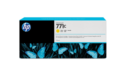 Картридж струйный HP 771C B6Y10A желтый (775мл) для HP  DJ  Z6200