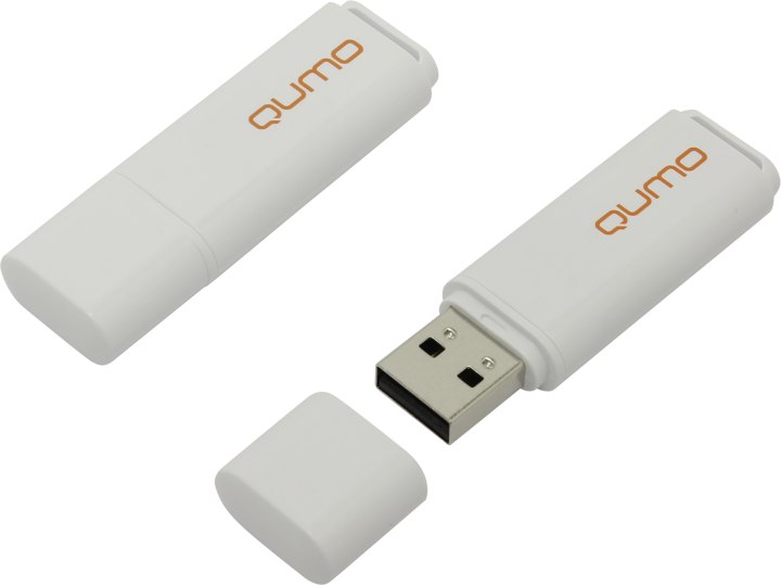 Флеш накопитель 8Gb USB 2.0 QUMO Optiva OFD-01, белый (QM8GUD-OP1-white)