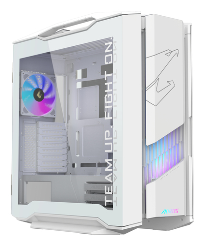 Корпус Gigabyte AORUS C601G Glass Black, Full-Tower, чёрный, закалённое стекло, ARGB подсветка, 4 x 140 мм (3 спереди, 1 сзади)