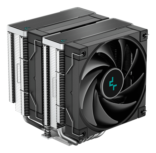 Вентилятор Deepcool AK620 RTL (727316) (Height 160mm, 6mm x 6pcs, Fan 120mm x 2, 500;1850RPM ±10%, < 28 dB(A), 4-pin PWM, TDP 260W, Screw, Socket AMD AM4, Intel LGA 2066/2011-v3/2011/1200/115x) (727316) (R-AK620-BKNNMT-G)