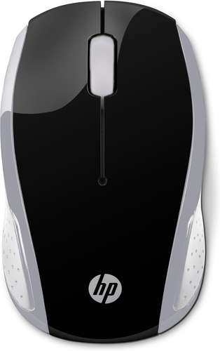 2HU84AA - Оптическая беспроводная мышь HP 2HU84AA, 200 Pike Silver, 1000 dpi, USB, 2.4 ГГц, серебристый