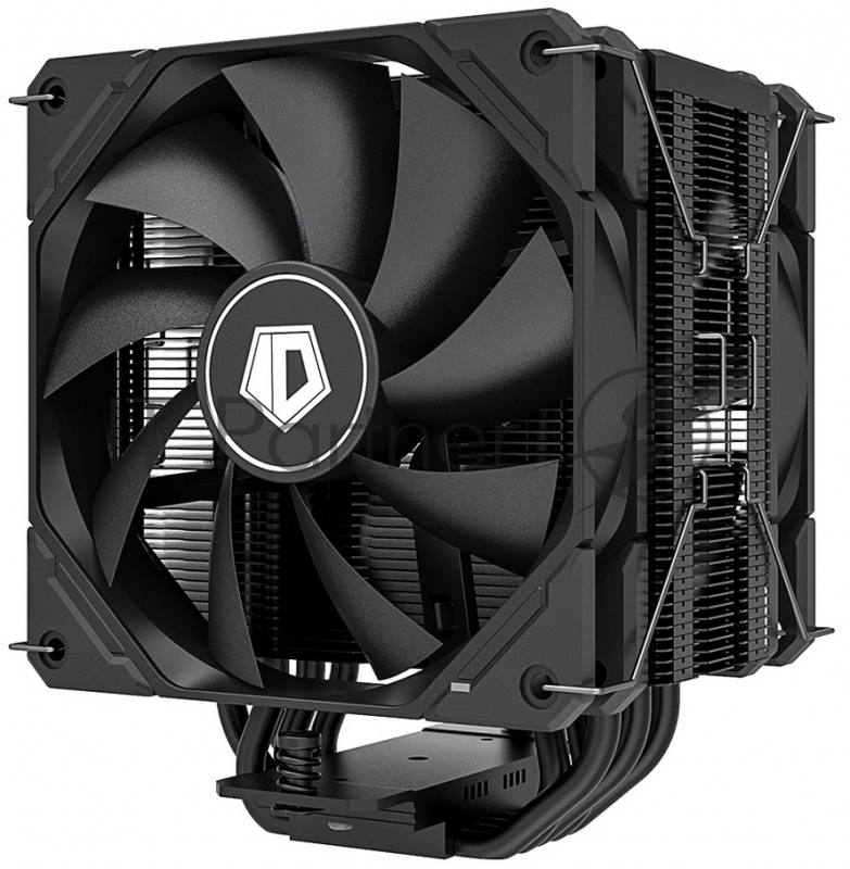 Кулер для процессора ID-COOLING SE-225-XT-BLACK-V2 черный 120мм алюминий/медь 1800rpm 35.2db 4-pin 220W 154мм
