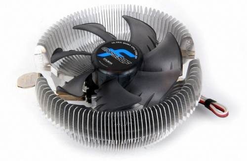 Cooler Zalman CNPS90F 3пин, 775 / 1155 / 754-AM2 / AM3 / FM1, 28 дБ, 2300 об / м, Al