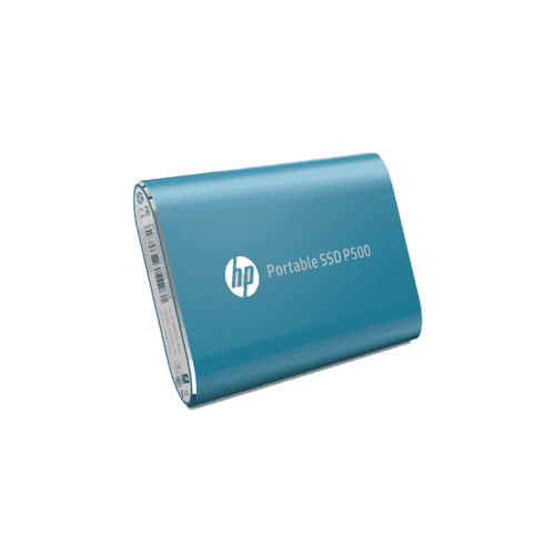 HP Portable SSD 250GB External P500 Series Blue <7PD50AA#ABB> (USB 3.2 Gen2 Type-C, up to 370/200Mbs, 100TBW,