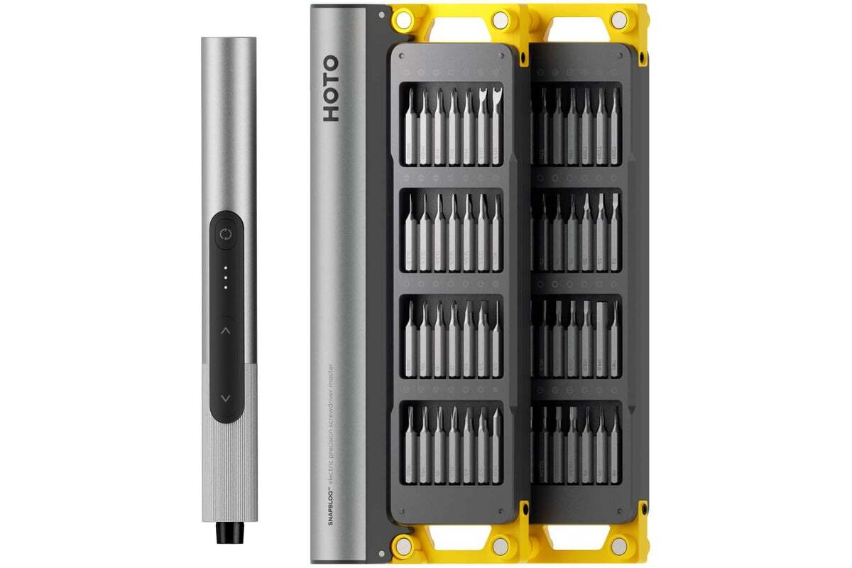 Аккумуляторная отвёртка HOTO SNAPBLOQ Electric Precision Screwdriver Master Set (56 предметов S-A01)