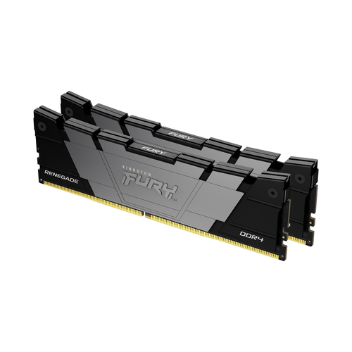 Память DDR4 2x8GB 4800MHz Kingston KF448C19RB2K2/16 Fury Renegade Black RTL Gaming PC4-38400 CL19 DIMM 288-pin 1.5В kit single rank с радиатором Ret