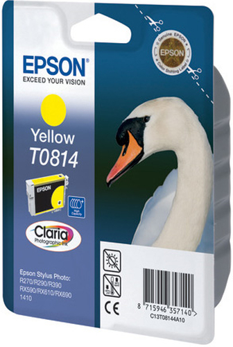 Картридж EPSON C13T11144A10/C13T08144A10 Epson для St.Ph. R270/R390/RX590 (yellow)
